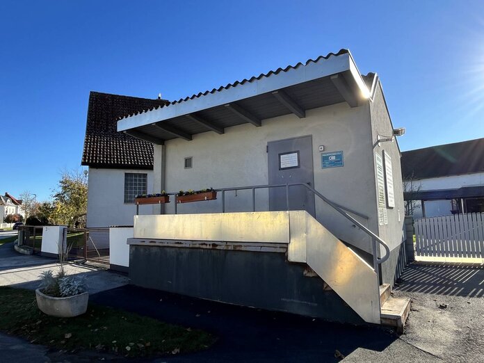 Auf dem Bild ist die Problemsammelstelle in der Rechten Bachgasse zu sehen.