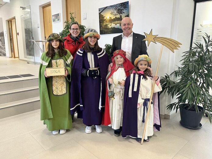 Sternsinger im Rathaus Oberwart